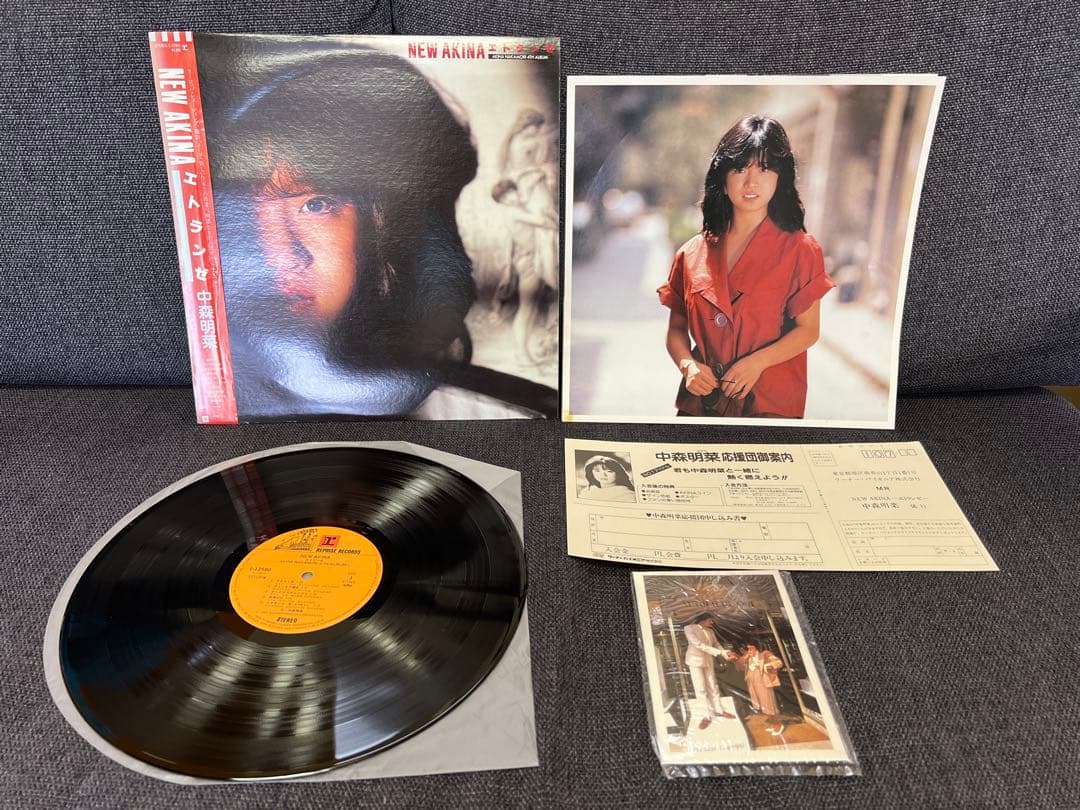 完品 中森明菜 エトランゼ LP邦楽　付属品完備 L-12580 1983年