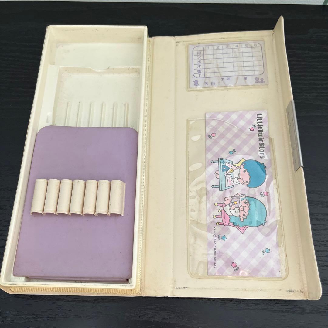little twin stars ビンテージ筆箱　1976年