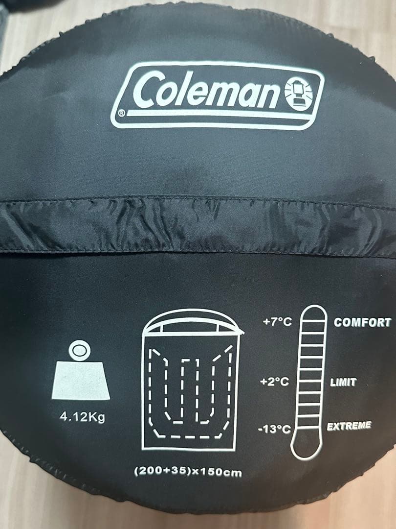 コールマン　Coleman 2人用寝袋 ハドソンダブル　美品