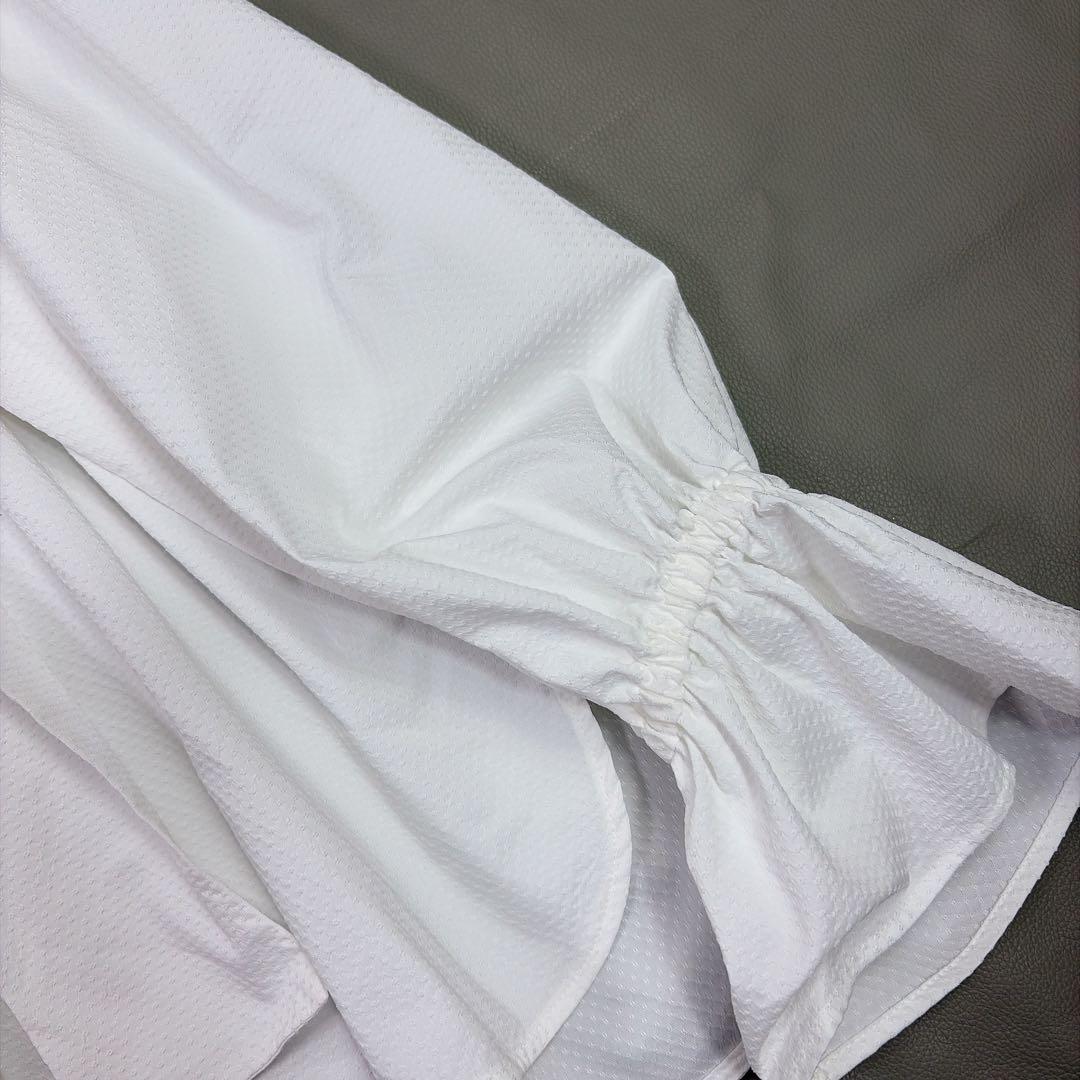 ユナイテッドアローズ ドットドビー ボウタイ 2WAY ブラウス ホワイト