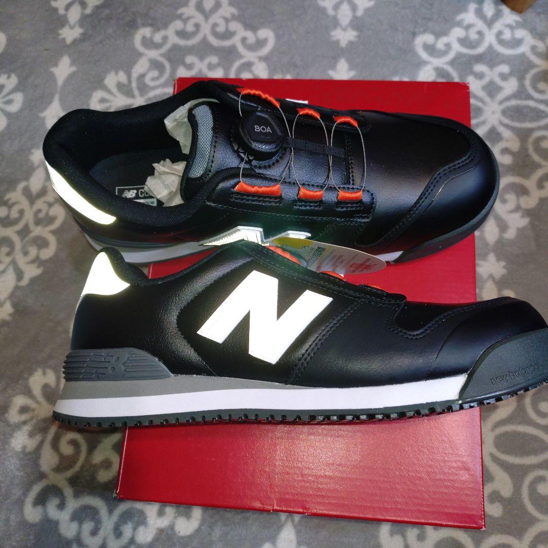 New Balance 安全靴 BS-218 26.0 EEE ブラック