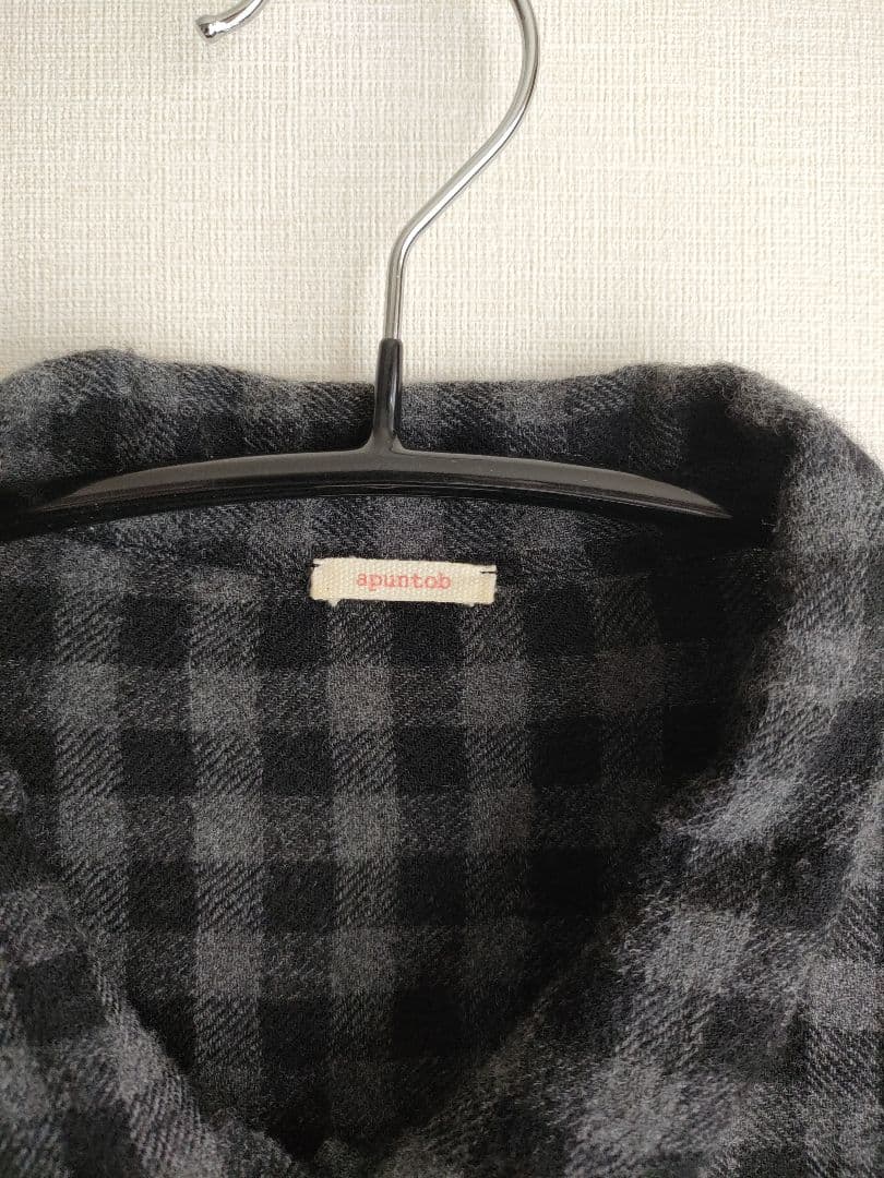 アプントビー チェックルーズシャツapuntob bshop