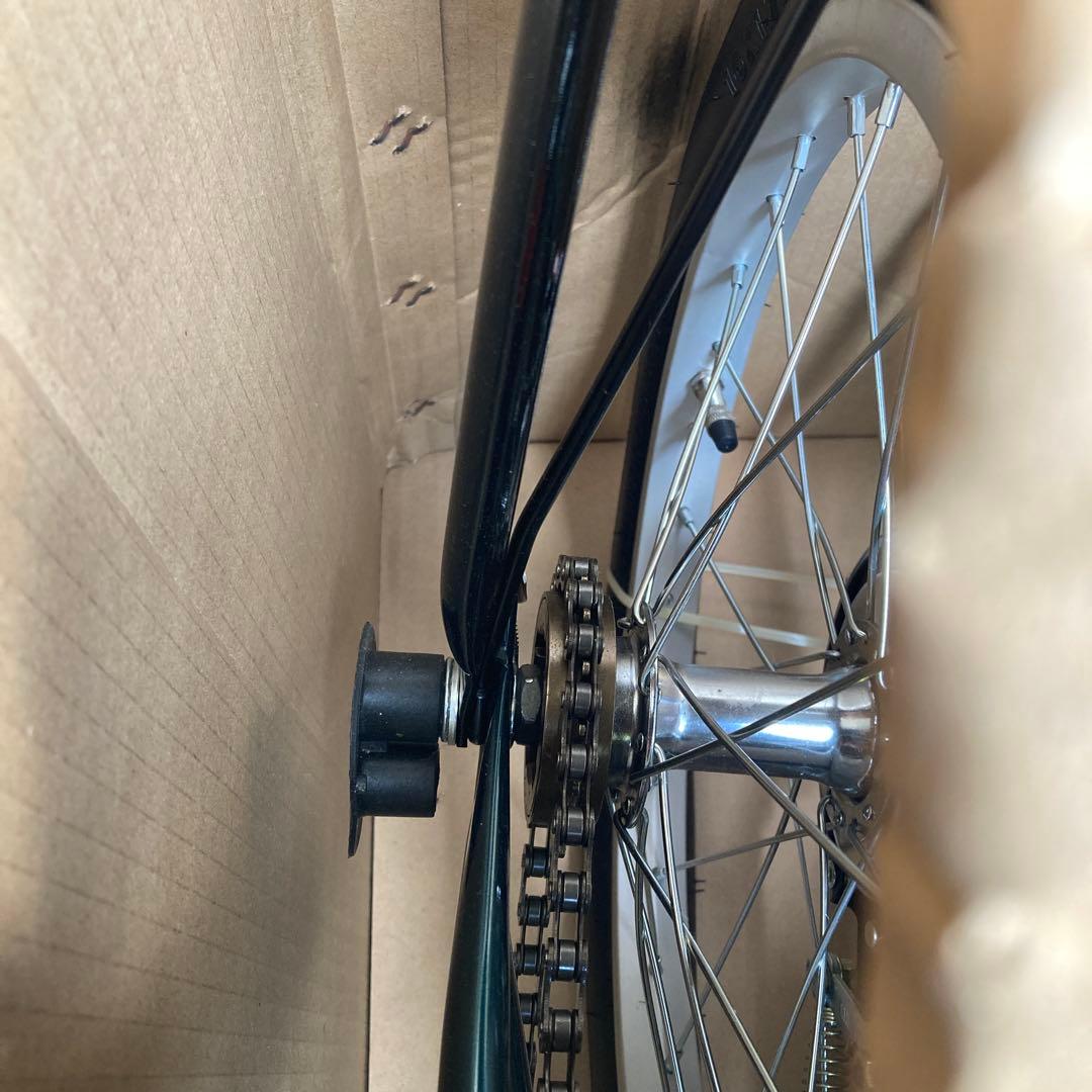 CAPTAIN STAG　 20インチ　折りたたみ自転車 ライト、カゴ、鍵付き