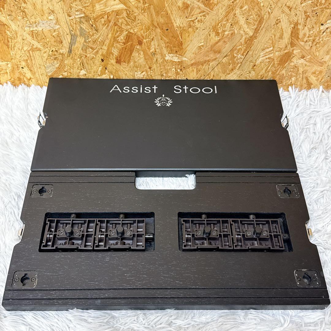 吉澤 ヨシザワ ピアノ補助台 アシストスツール ブラック ASS-V ペダル③
