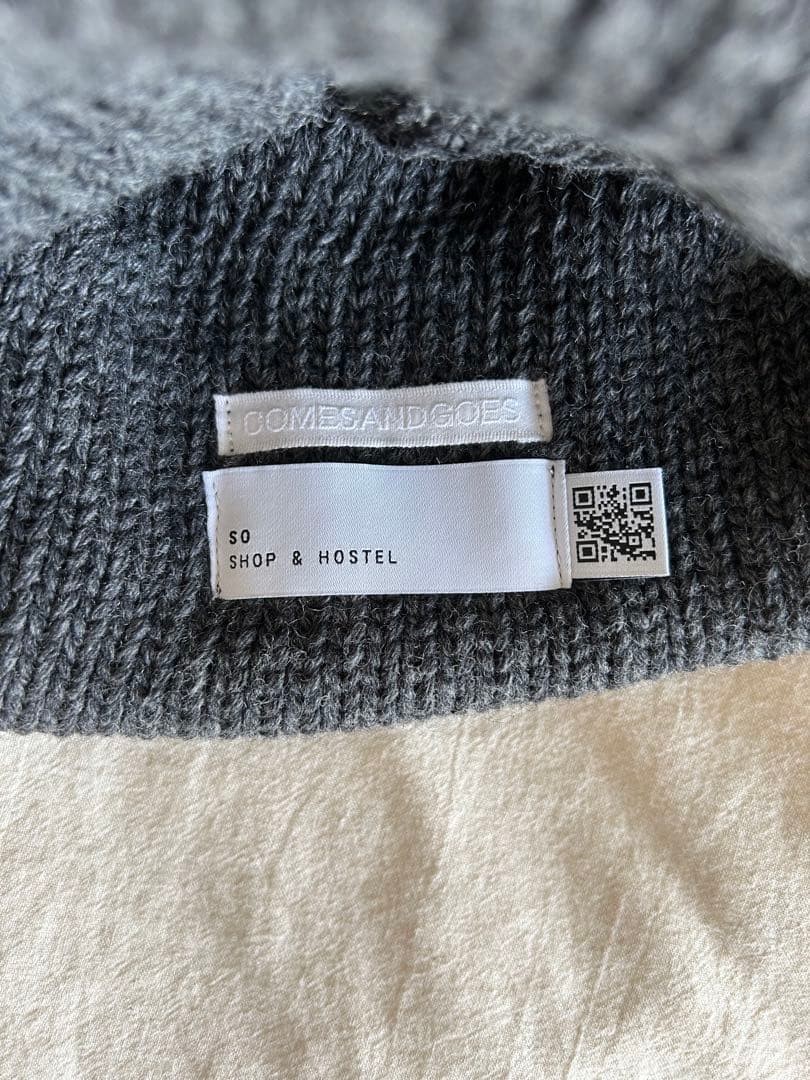 帽子 BIG WOOL KNIT CAP by COMESANDGOES