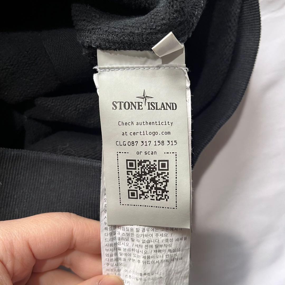 STONE  フルジップ スウェット ブラック Lサイズ 正規品