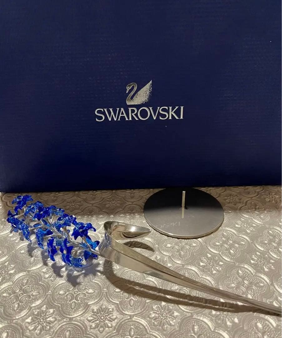 スワロフスキー　SWAROVSKI フラワー　スタンド　置物