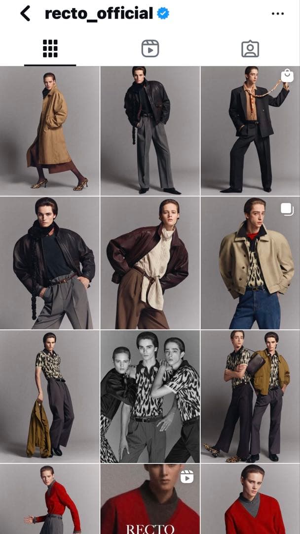 人気韓国ブランド‼️RECTO メンズグレー スウェット 肉厚裏毛トレーナー