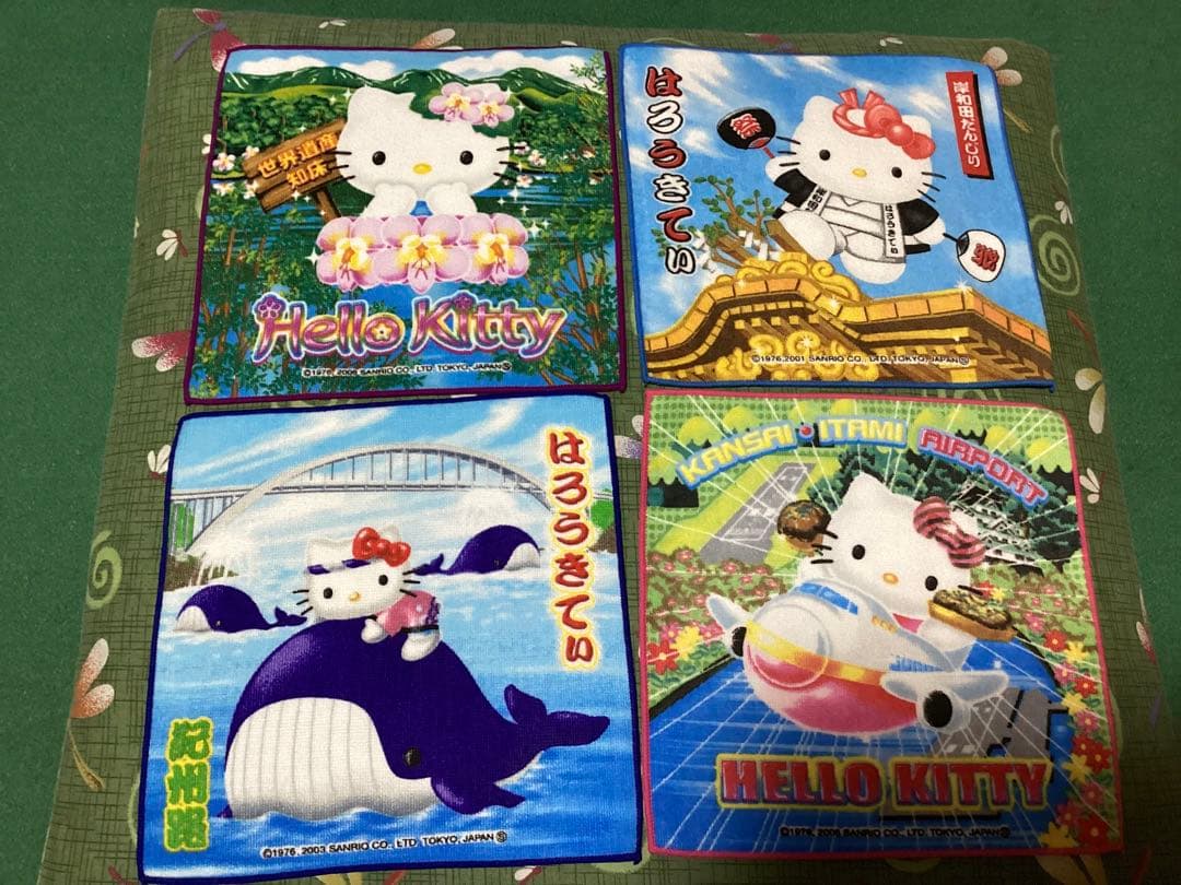 ハローキティ　ご当地タオルハンカチ