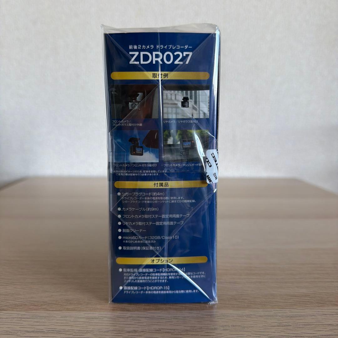 COMTEC 前後2カメラドライブレコーダー ZDR027