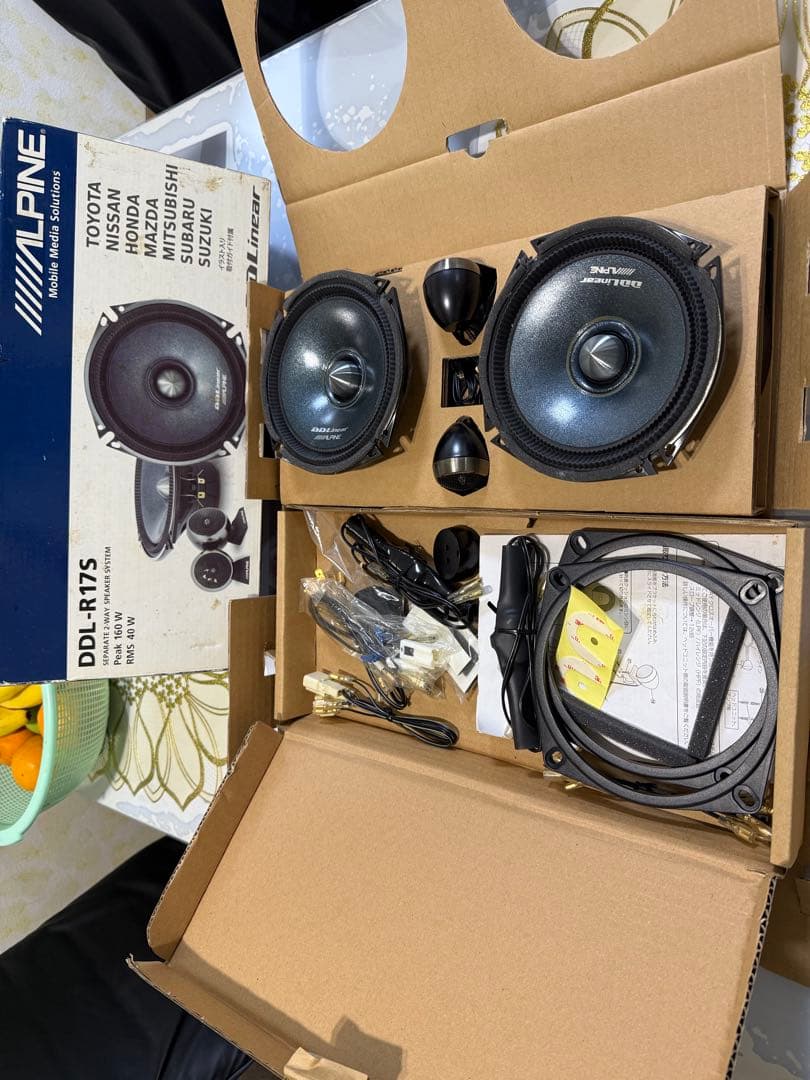 ALPINE DDL-R17S スピーカー 17cm