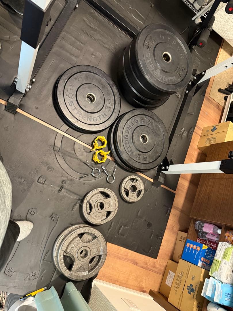 【引取限定特価】パワーラック&バーベル&ベンチ込み込みセット