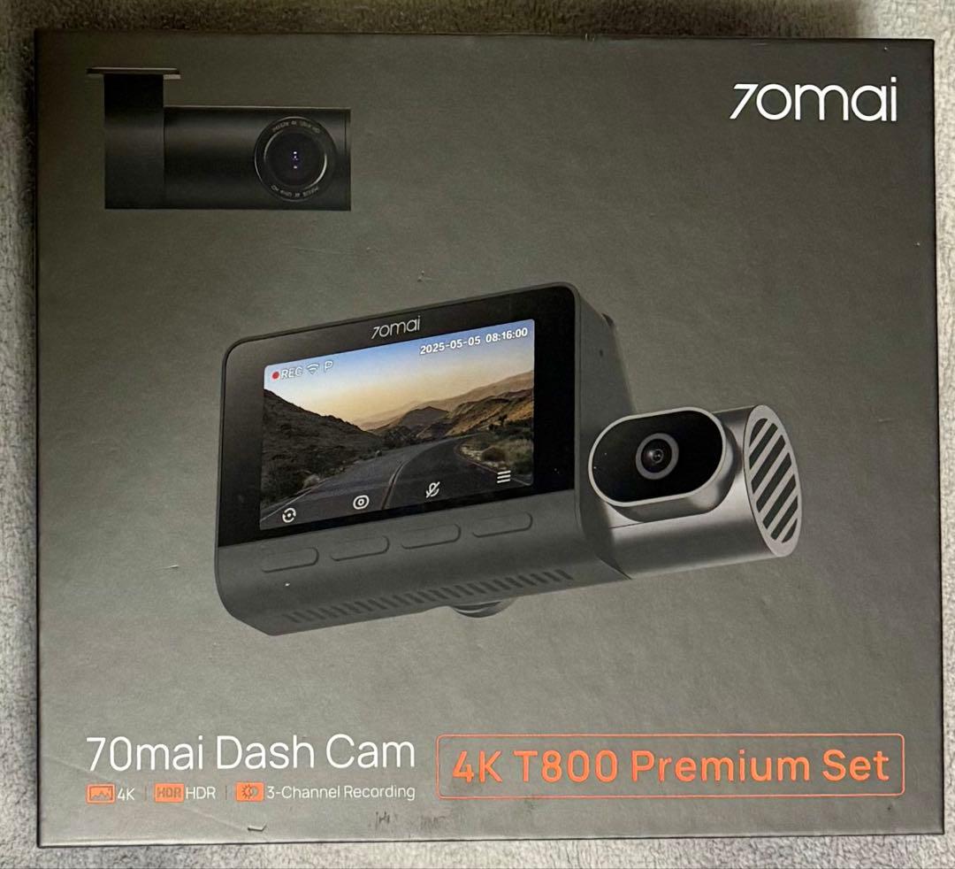 アクセサリー 70mai Dash Cam 4K T800 Premium set