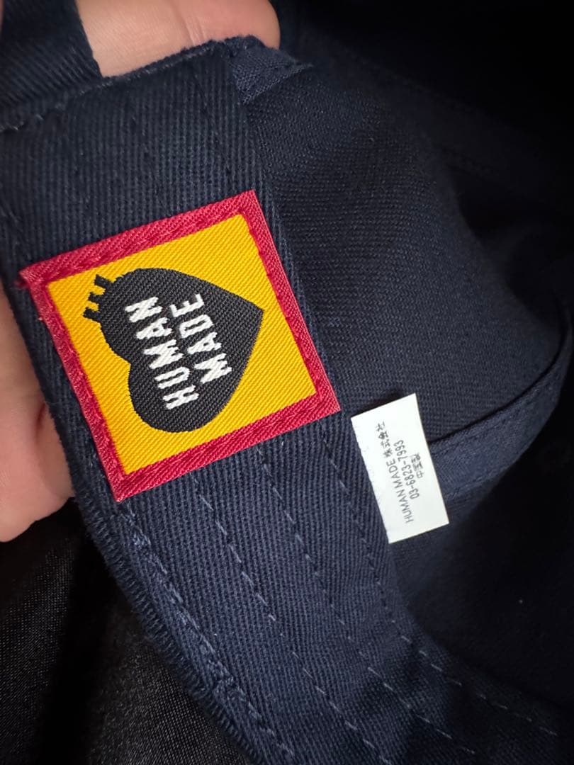 HUMAN MADE ネイビーキャップ