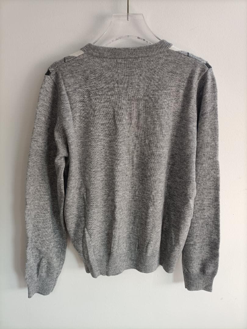 グレー/38サイズ♬ミュウミュウ 長袖 ニット MIUMIU レディースセーター
