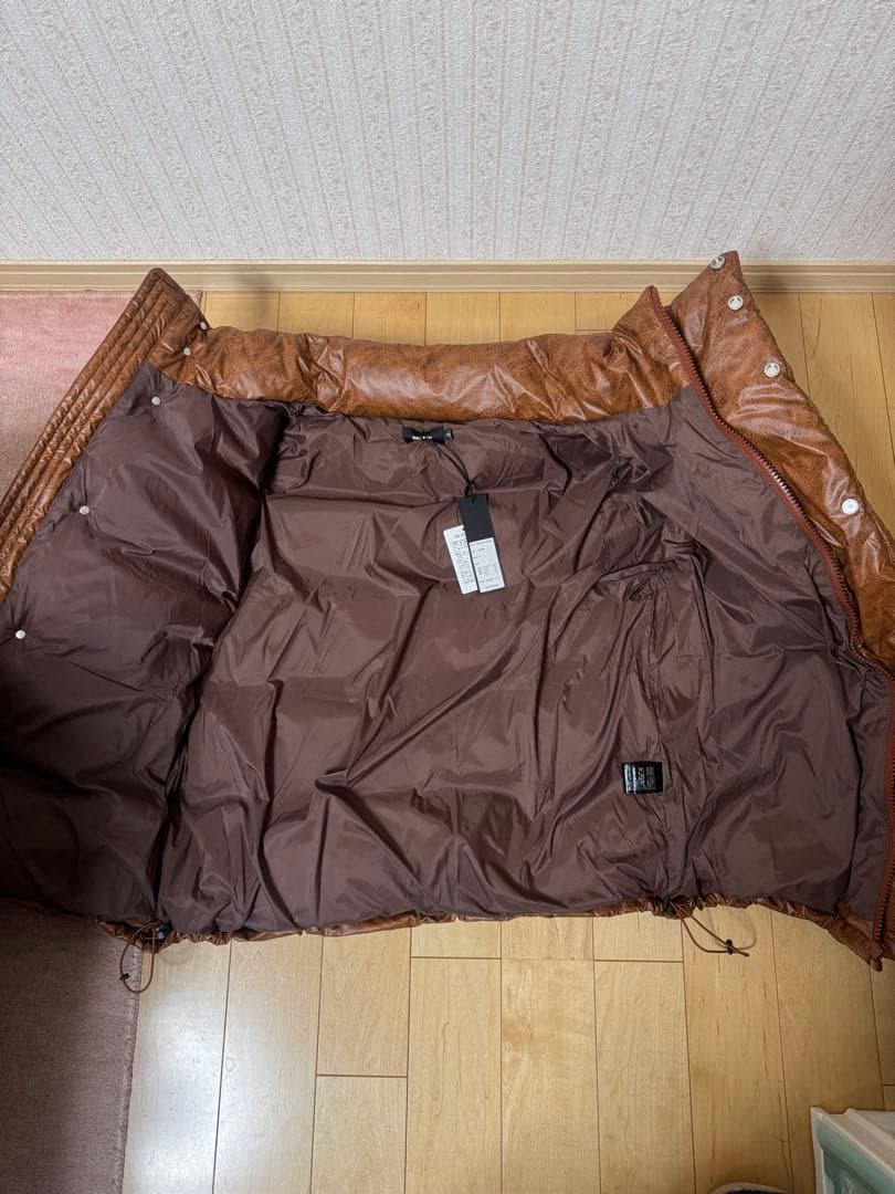 breath transfer leather down Mサイズ badhop