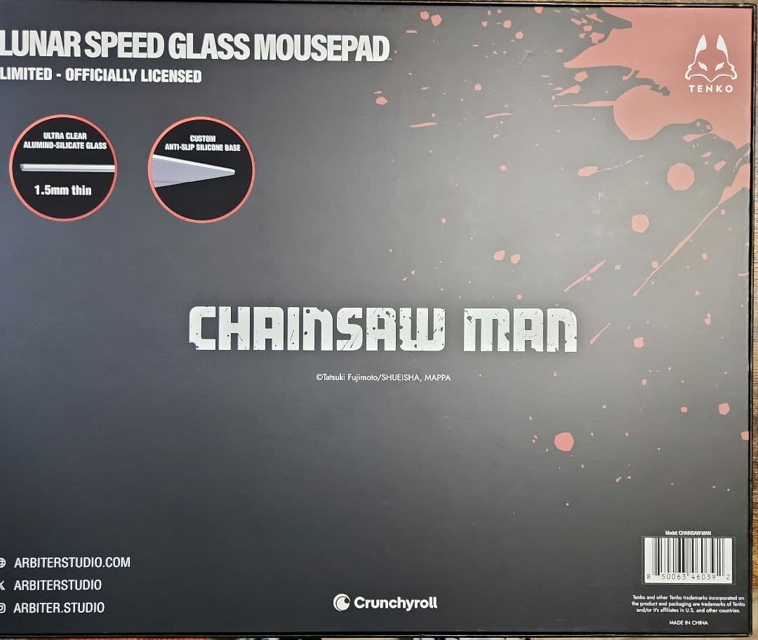 チェンソーマン ルナスピード ガラスマウスパッド