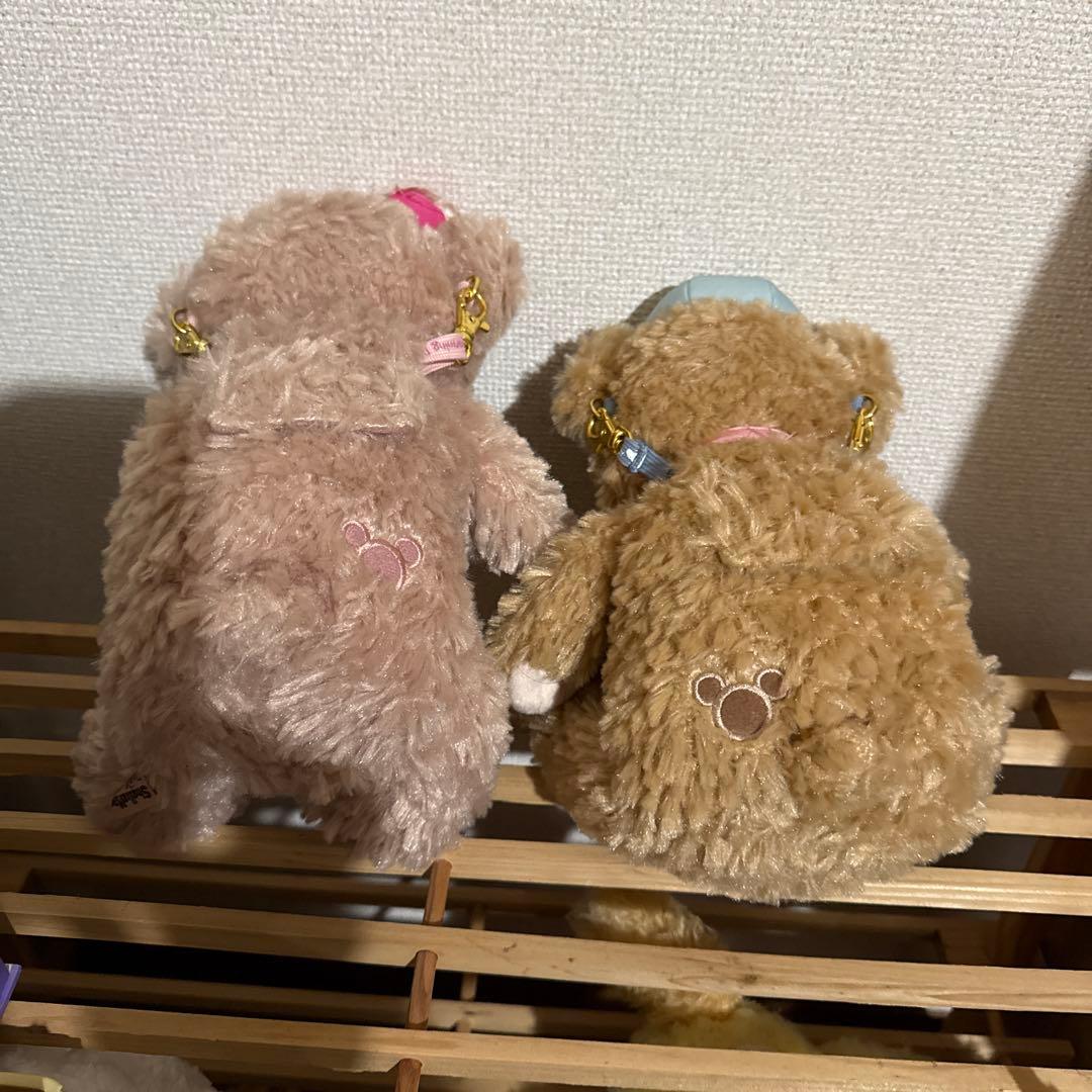 ダッフィー シェリーメイ2体セット　ストラップ付き