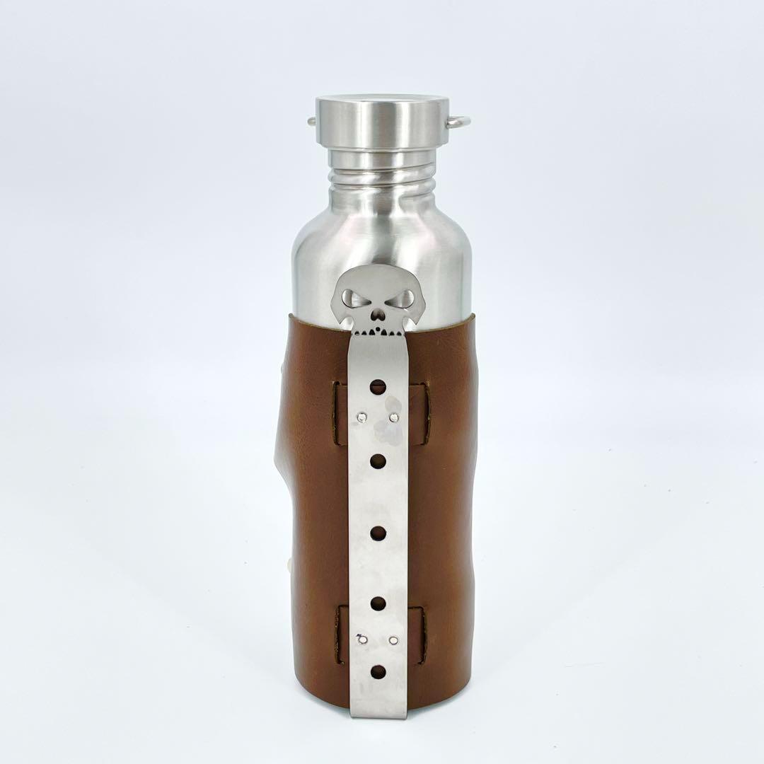 ブラウン☆エマージェンシータンク☆燃料 1L 携行缶 フューエルボトル バイク