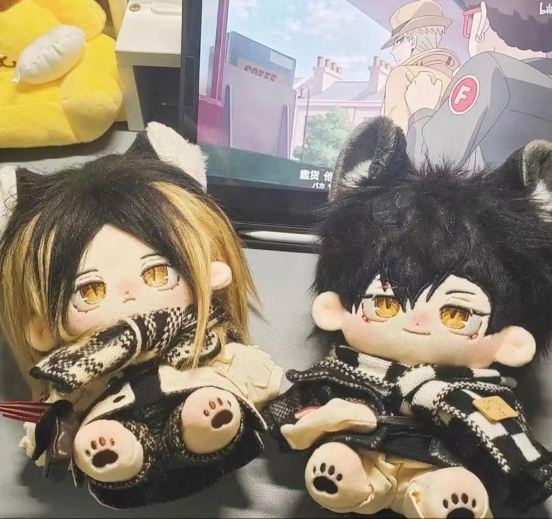 ハイキュー 孤爪研磨 黒尾鉄朗 ぬいぐるみ本体 2体セット 約20cm