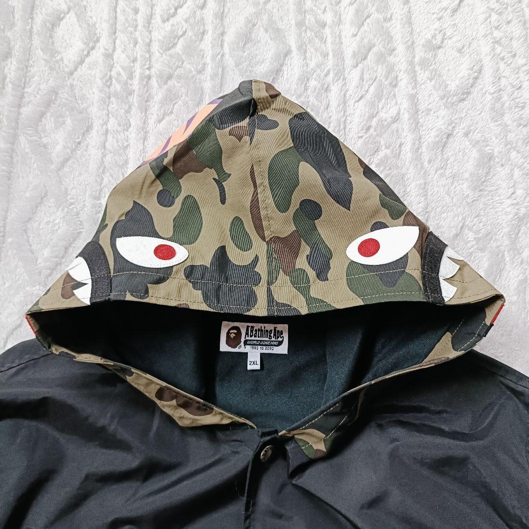 【美品】A BATHING APE SHARK COACH JACKET XXL