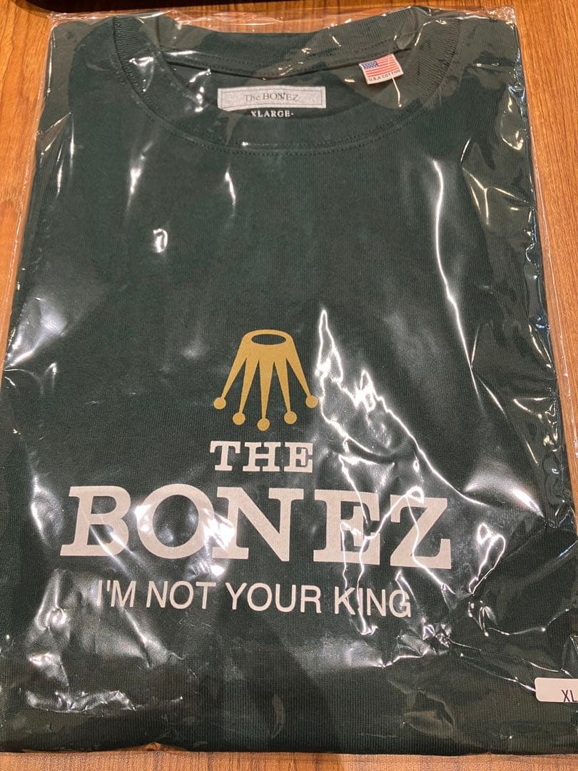 THE BONEZ CROWN tee グリーン　XLサイズ