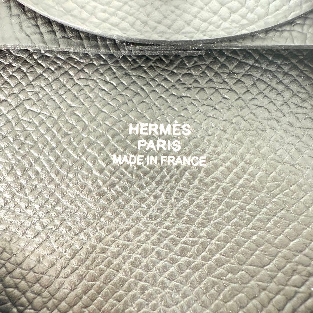 新品 HERMES バスティア ケース ノワール ブラック B刻印 黒