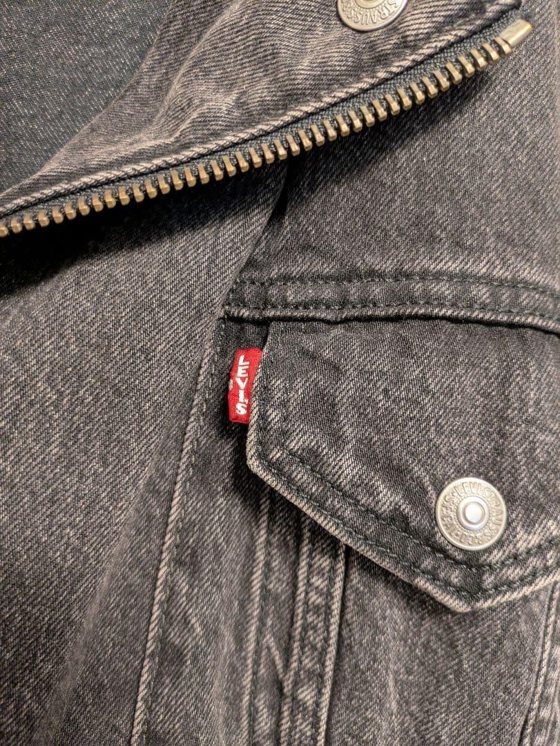 リーバイスプレミアム　ブラックデニムライダージャケット M