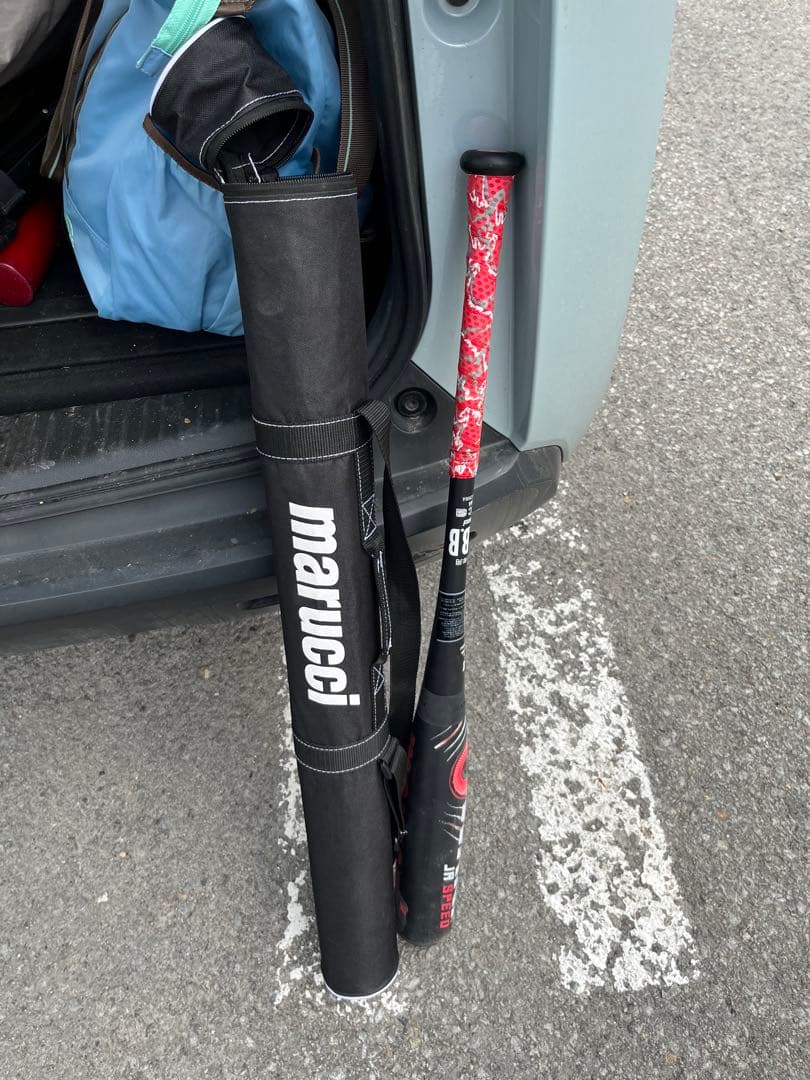 値下げしましたワニクラッシャー赤80cm600g一打席使用