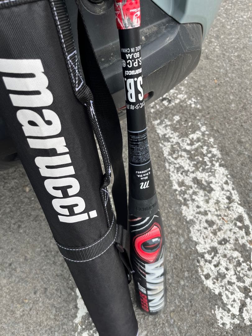 値下げしましたワニクラッシャー赤80cm600g一打席使用