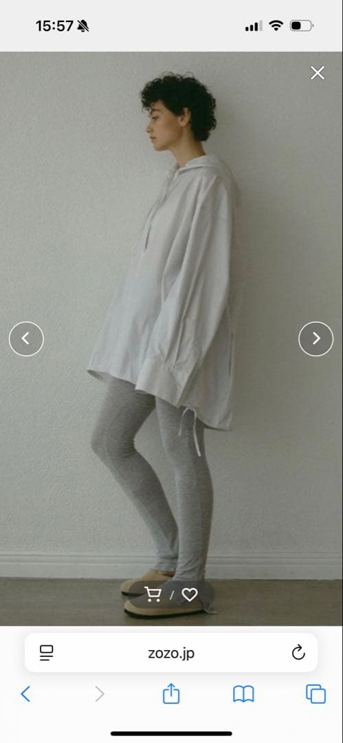 ETRE TOKYO カットソースリムスカパン