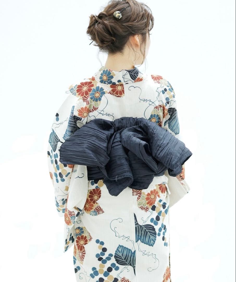 週末値下げ　1人で着られる浴衣5点セット