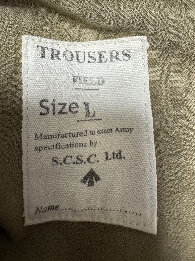 jelado ジェラード　ジョングラッコー　フィールドトラウザー