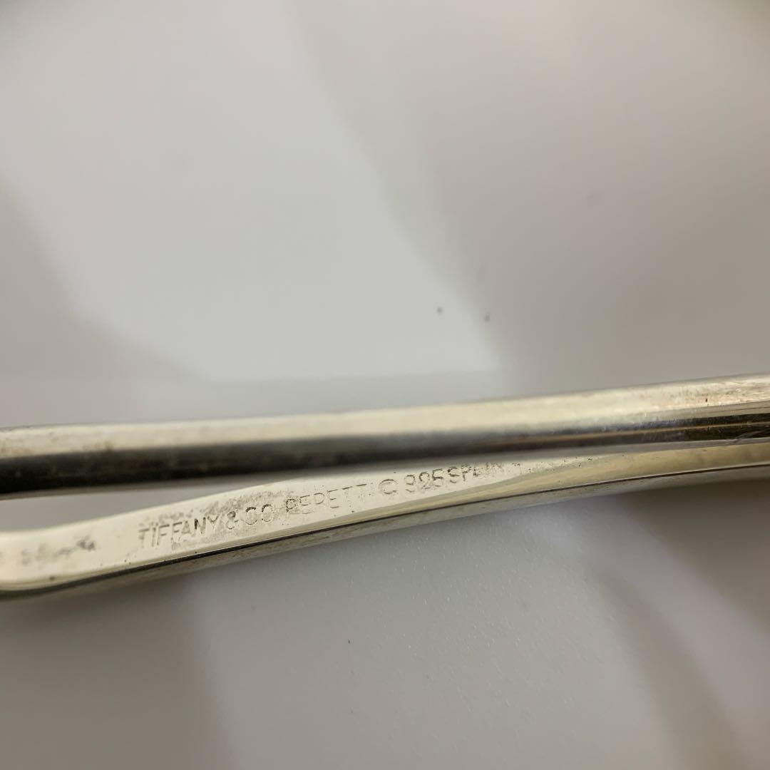 Tiffany & Co. ネクタイピン ティアドロップ シルバー925 ⑤