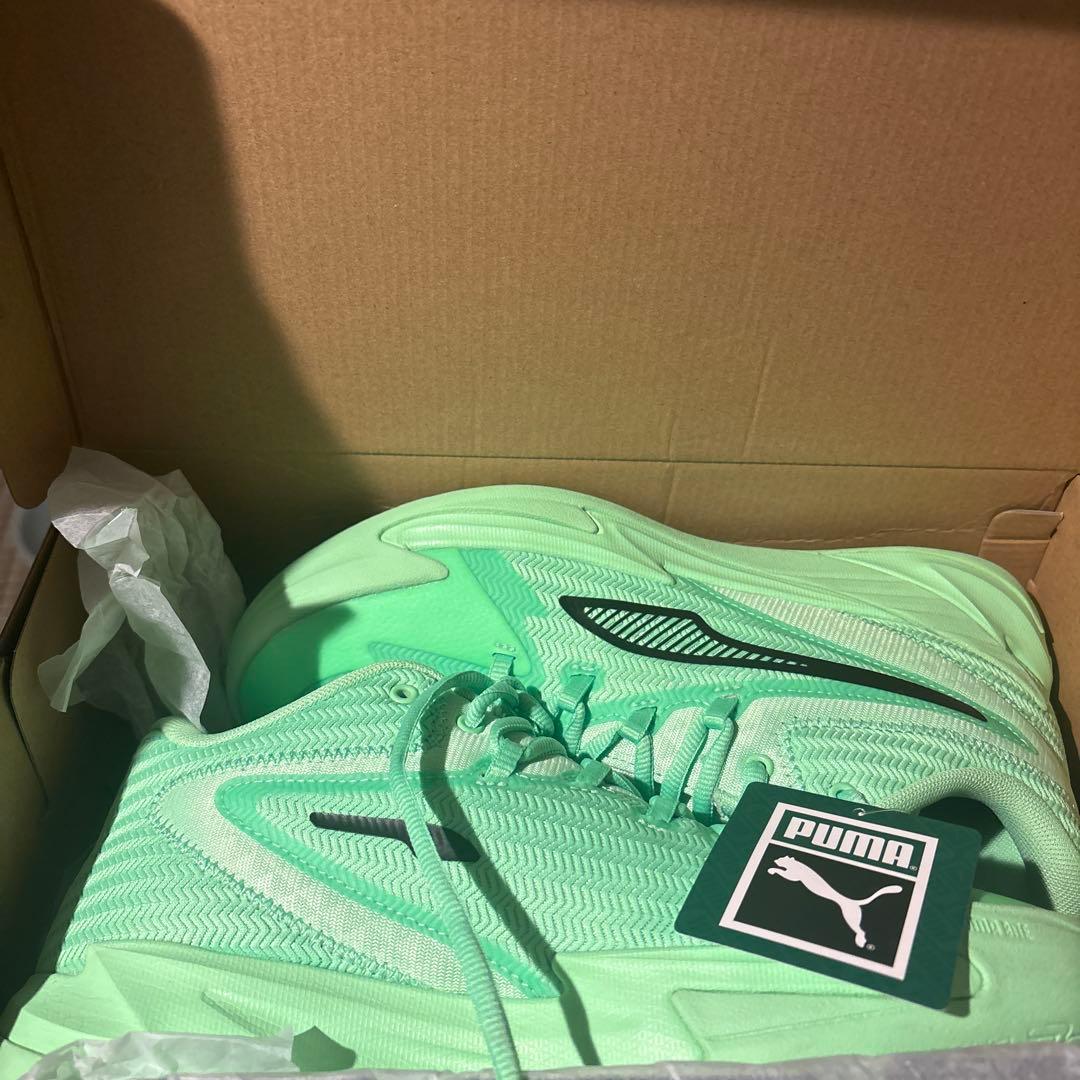 PUMA バスケットボールシューズ ミントグリーン
