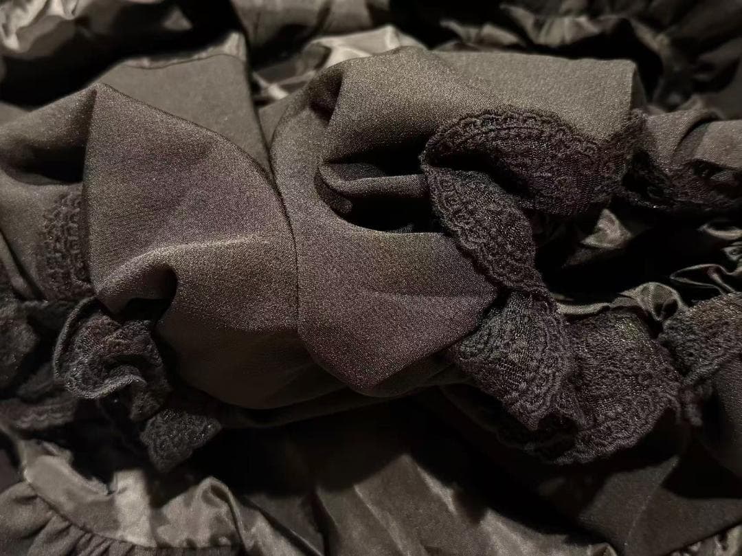 F 完売品 新品 Darich ボリュームバルーンミニスカート ブラック