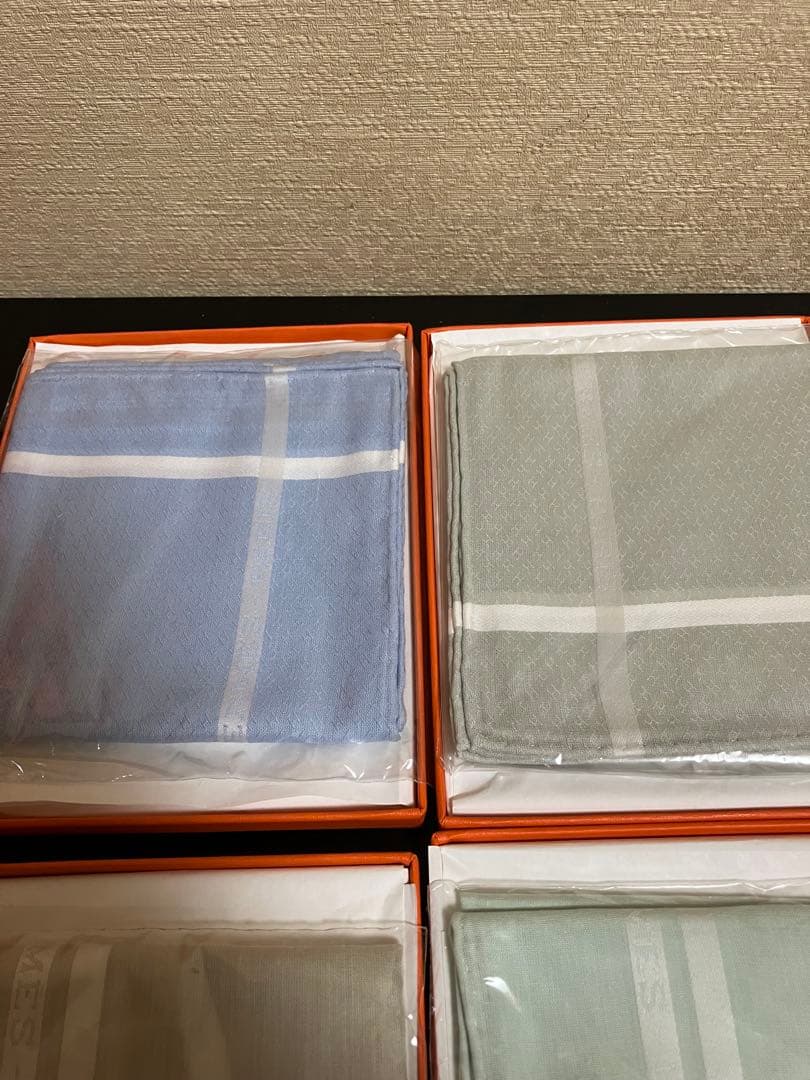 HERMES ポケットチーフ5枚セット