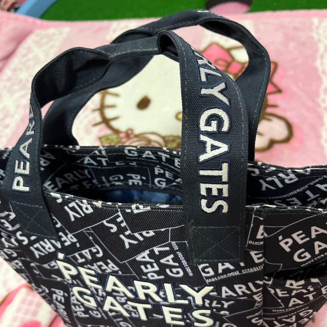 PEARLY GATES ステッカー柄　カートバッグ