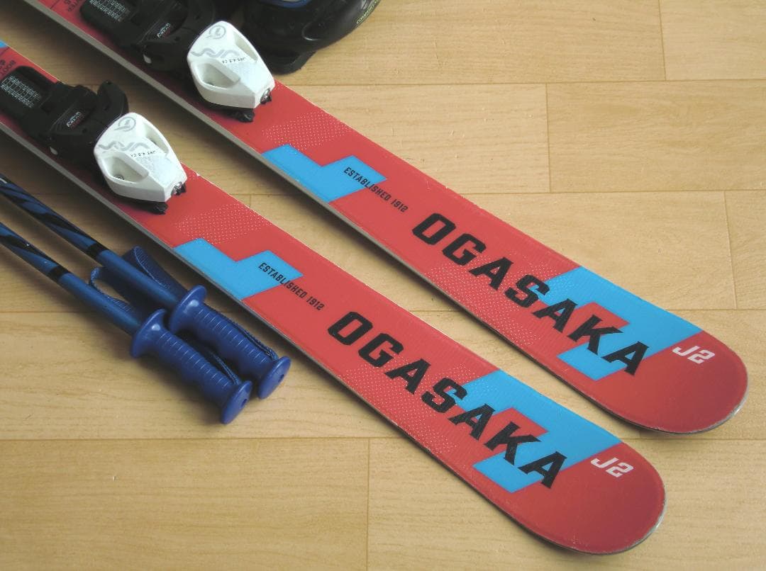 ■■送料無料■OGASAKA■子供用スキーセット■板120■WAX済■■