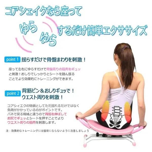 【新品未使用】ラッキーウエスト コアシェイク LW-G3228 骨盤トレーニング