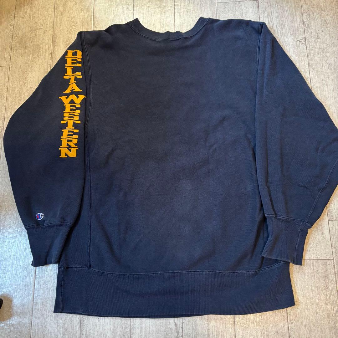 80s 90s Champion Reverse Weave スウェット 袖プリ