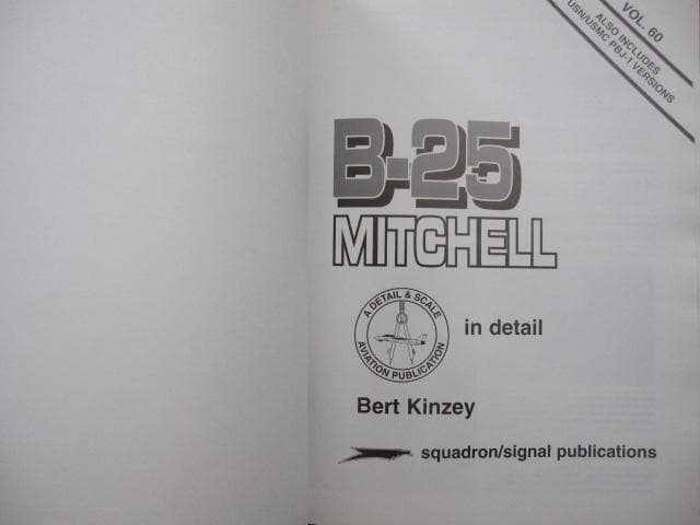 A B-25 Mitchell: Detail and Scale　ミッチェル