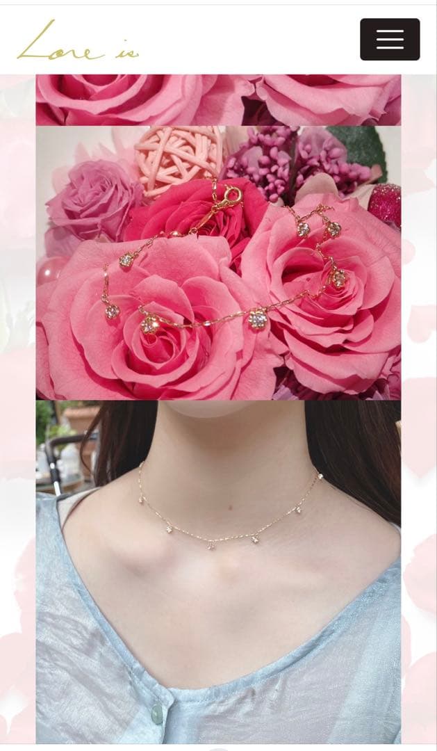 Love is グレイス　ネックレス