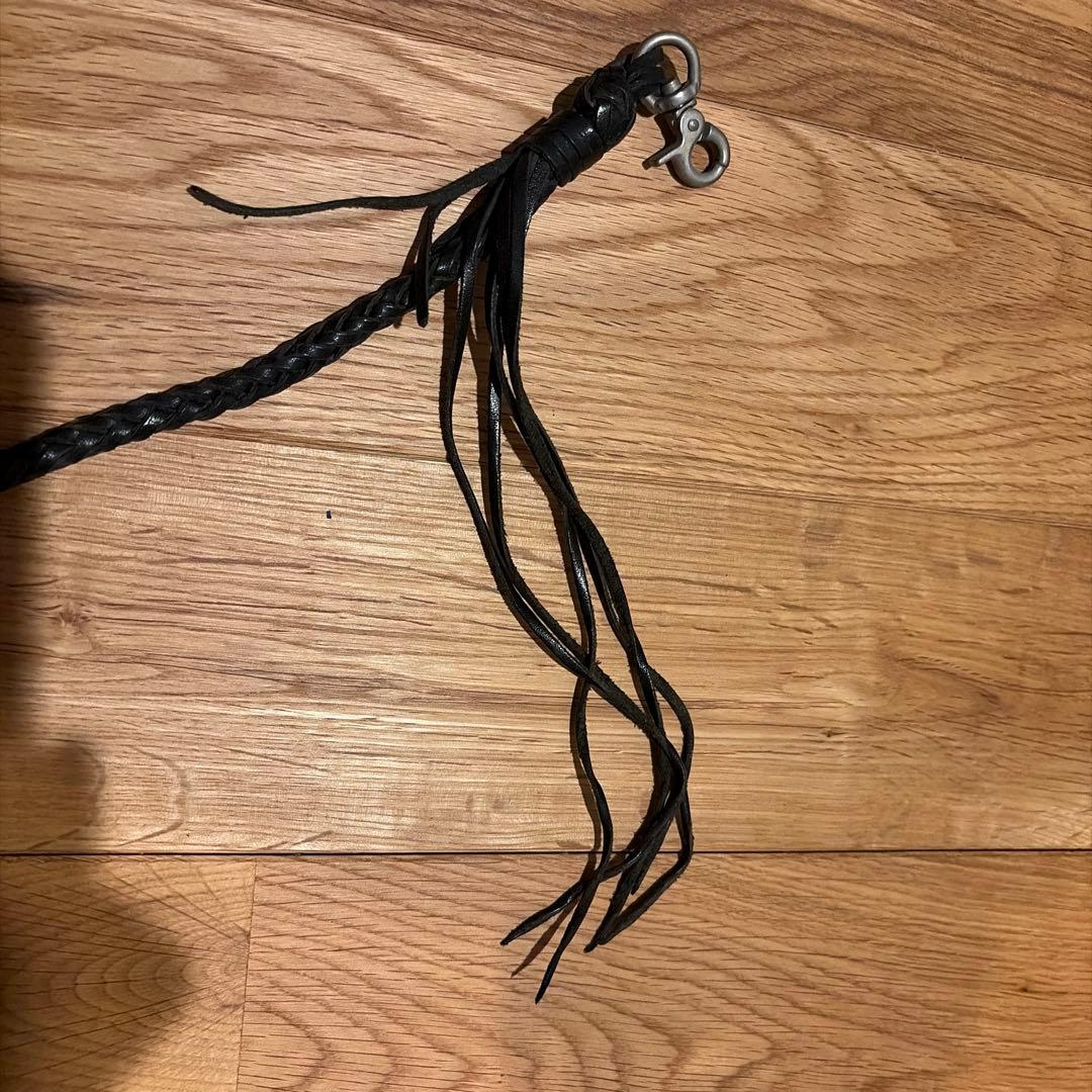 レッドムーン　 ブラックレザー ウォレットチェーン