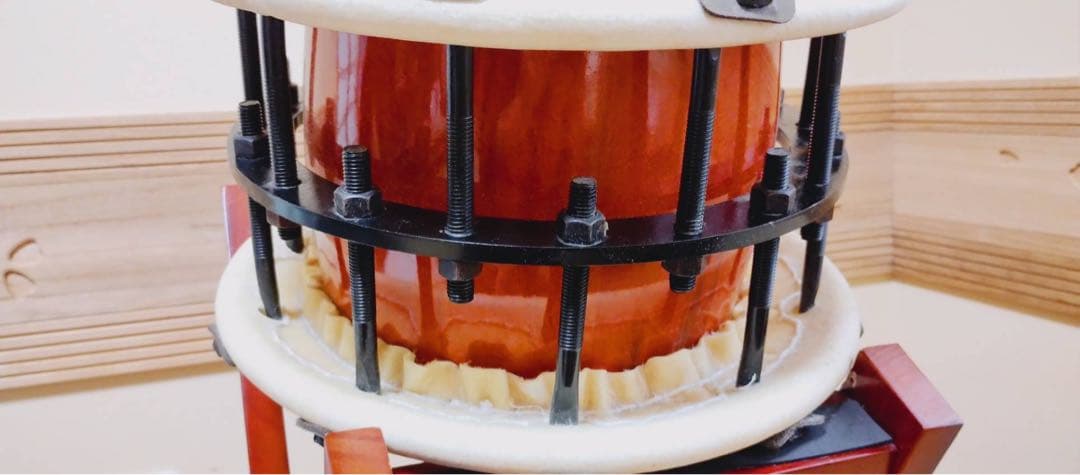 締太鼓　木製胴体 スタンド付き　即購入✖️