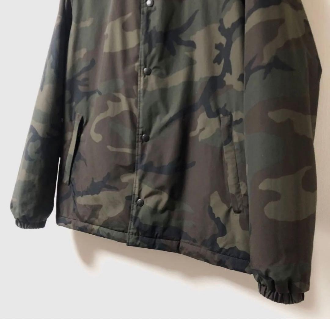 【美品】ノースフェイス☆カモ柄☆コーチ ジャケット☆迷彩☆XL☆HYVENT
