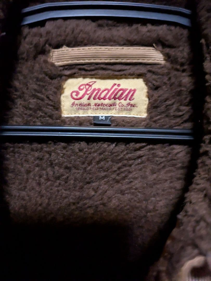 インディアン　Indian M ベージュ N‐1ジャケット　廃盤物レア！　美品！