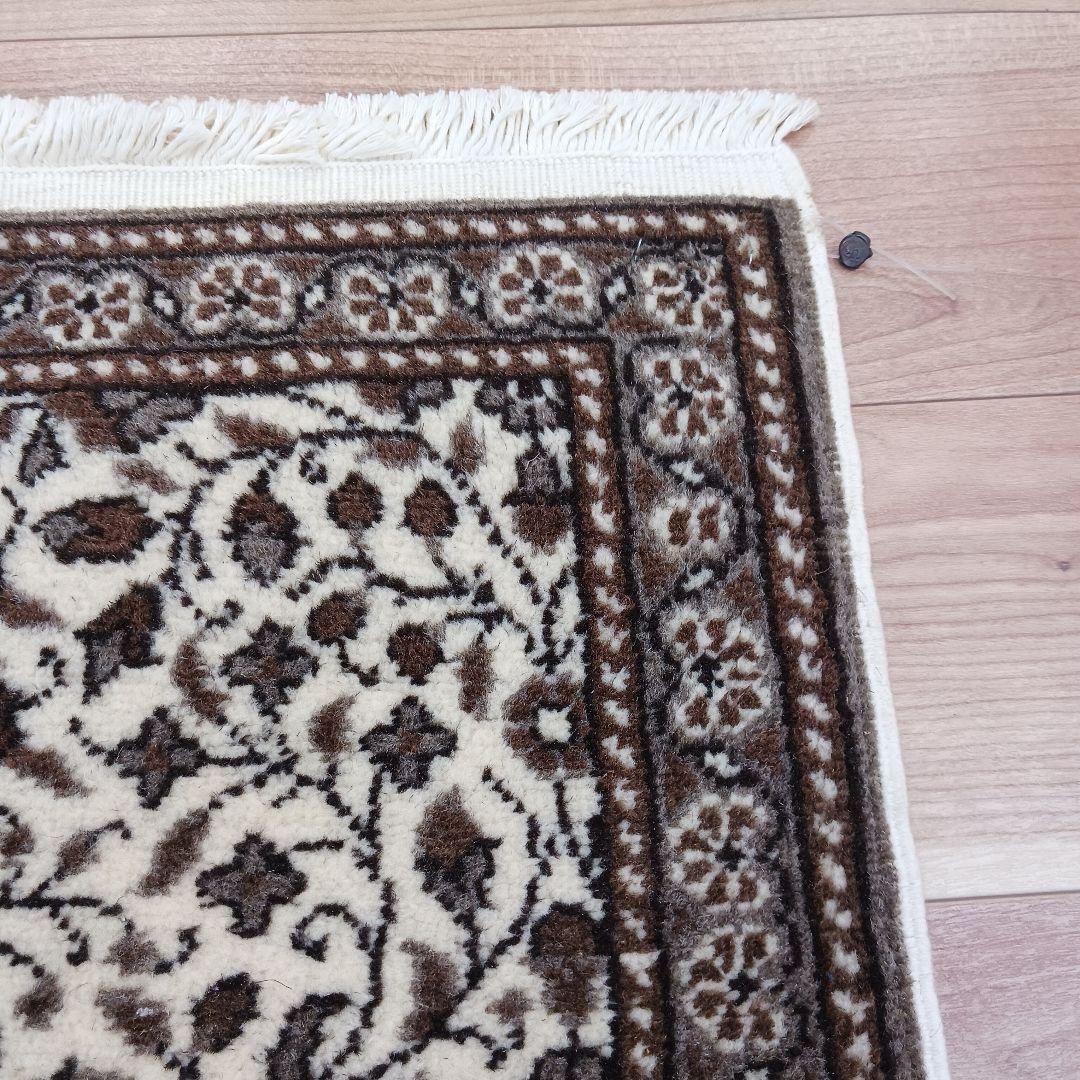 Y3188-2 トルコ カイセリ絨毯 ウール×コットン 手織り マット