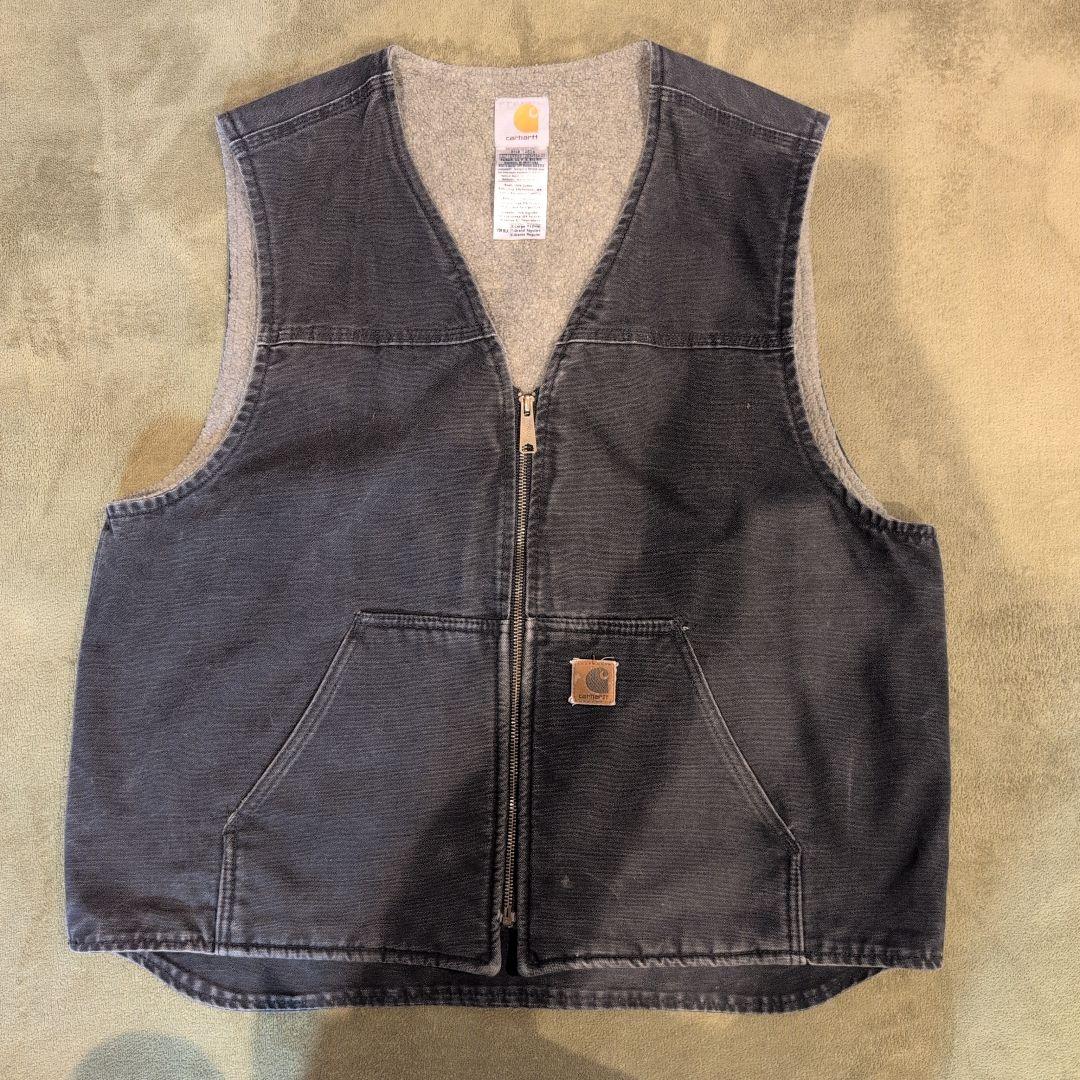 【美品•色味最高】Carhartt カーハート ダックベスト ヴィンテージ