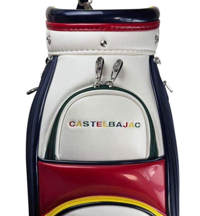 新品 カステルバジャック ゴルフ キャディバッグ 9.0型 ホワイト